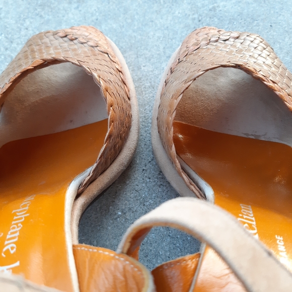 Stephane Kelian, Made in France, Braided Leather Platform Sandal, Luxury, SZ 9 - Picture 8 of 16